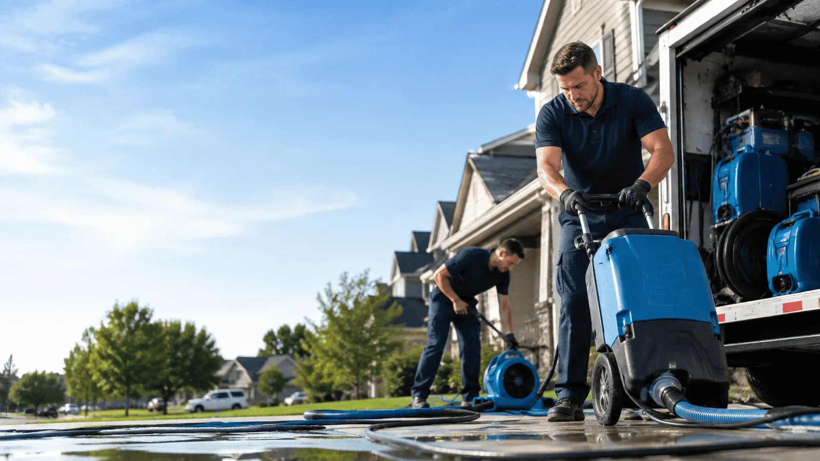 Dehumidification being performed in Greensboro, AL